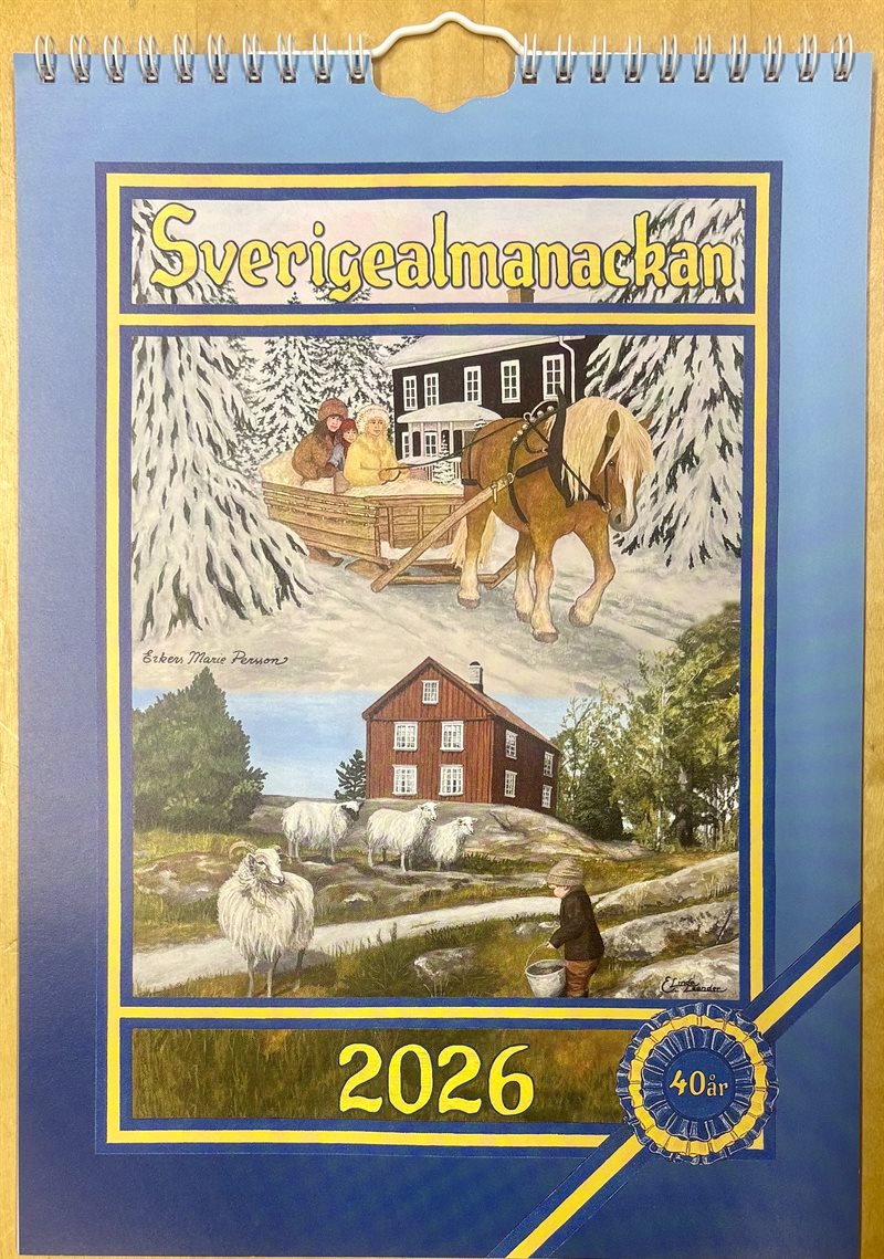 Sverigealmanackan 2026 21x30 cm