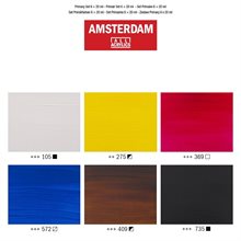 Acrylics Primary Set 6 × 20 ml