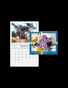 Väggkalender Sverige Natur Almanacksförlaget