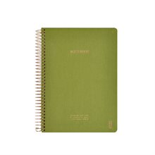 KOZO Anteckningsbok A5 Premium Olive Green