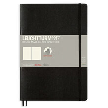 Anteckningsbok Leuchtturm1917 B5 Soft Prickad Black