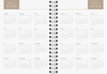 A6 Pastel Marble 12 mån FSC