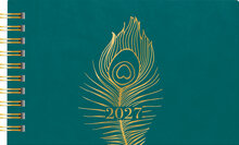 Bordskalender - Lilla Plan Peacock Wire-O FSC