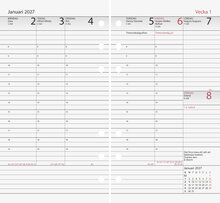 Systemkalender - Aplan Diary Manager refill 18 mån FSC