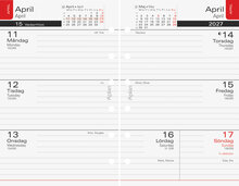 Systemkalender - Aplan Pocket Classic refill 18mån FSC