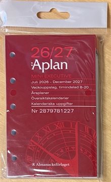 Systemkalender Mini Executive refill Almanacksförlaget