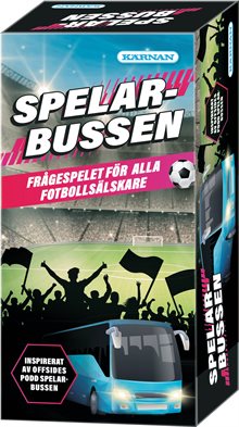 Sällskapsspel Spelarbussen -  Fotbollsquiz från klubbhus till arena
