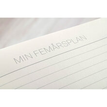 5-års dagbok A5 Paperstyle - Denim ljusblå