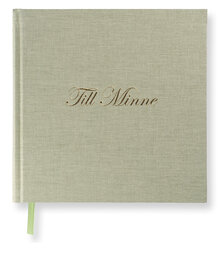 Minnesbok "Till Minne" Green Leaf | Paperstyle