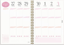 Life Planner, Pink, A5, beige konstläder Tora med slejf