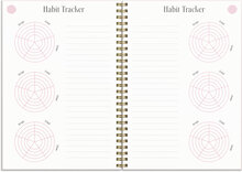 Life Planner, Pink, A5, beige konstläder Tora med slejf