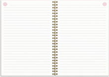 Life Planner, Pink, A5, beige konstläder Tora med slejf