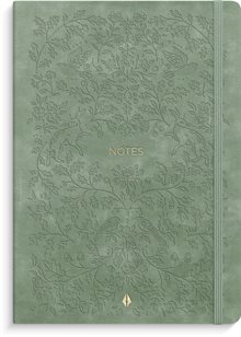 Anteckningsbok - Notebook - Deluxe A5 Smooth Green Forest