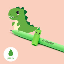 Erasable gel pen, Dino, grön
