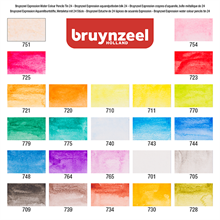 Bruynzeel Expression Aquarel 24 / Bruynzeel Expression akvarellpennor 24-pack