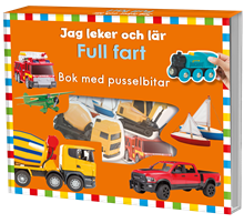 Jag leker och lär: full fart - bok med pusselbitar