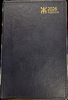 Agenda Svart Konstläder FSC