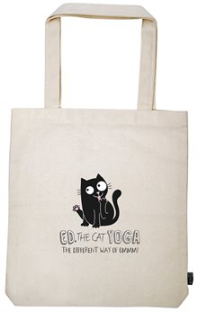 Tygkasse Ed the Cat Yoga