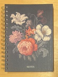 Anteckningsbok - Notebook - A5 Dark Bloom