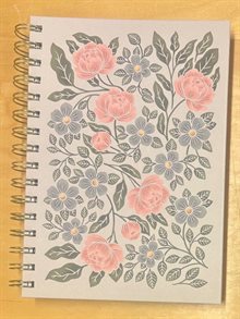 Anteckningsbok - Notebook - A5 Flower Dreams