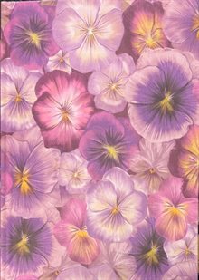 Anteckningsbok - Notebook - lined A5 Garden Dreams Violets