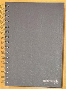 Anteckningsbok - Notebook - dotted A5 Black