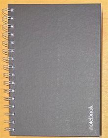Anteckningsbok - Notebook - blank A5 Black