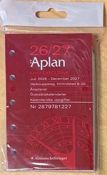 Systemkalender Mini Executive refill Almanacksförlaget