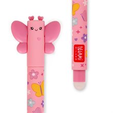 Erasable gel pen, Butterfly, rosa