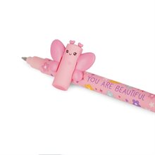Erasable gel pen, Butterfly, rosa