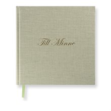 Minnesbok "Till Minne" Green Leaf | Paperstyle