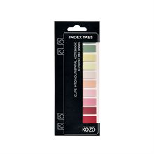 KOZO Indexflikar 10-pack Grön/Rosa