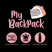 My Backpack, Sushi Cat 
