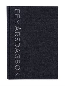 5 års dagbok med svensk design och förnämligt bokbinderiarbete